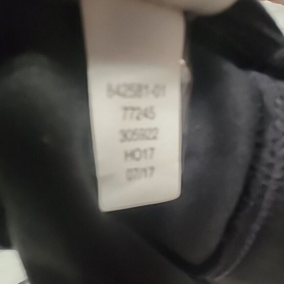 Athleta Blissout Black Jacket Thumbs Holes Wicking Full Asymmetric Zip Womens S - Picture 12 of 14